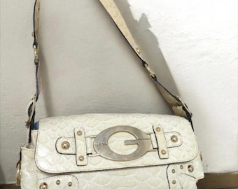 Vintage Y2K Small GUESS Purse | Monogram Logo Handbag | Mini