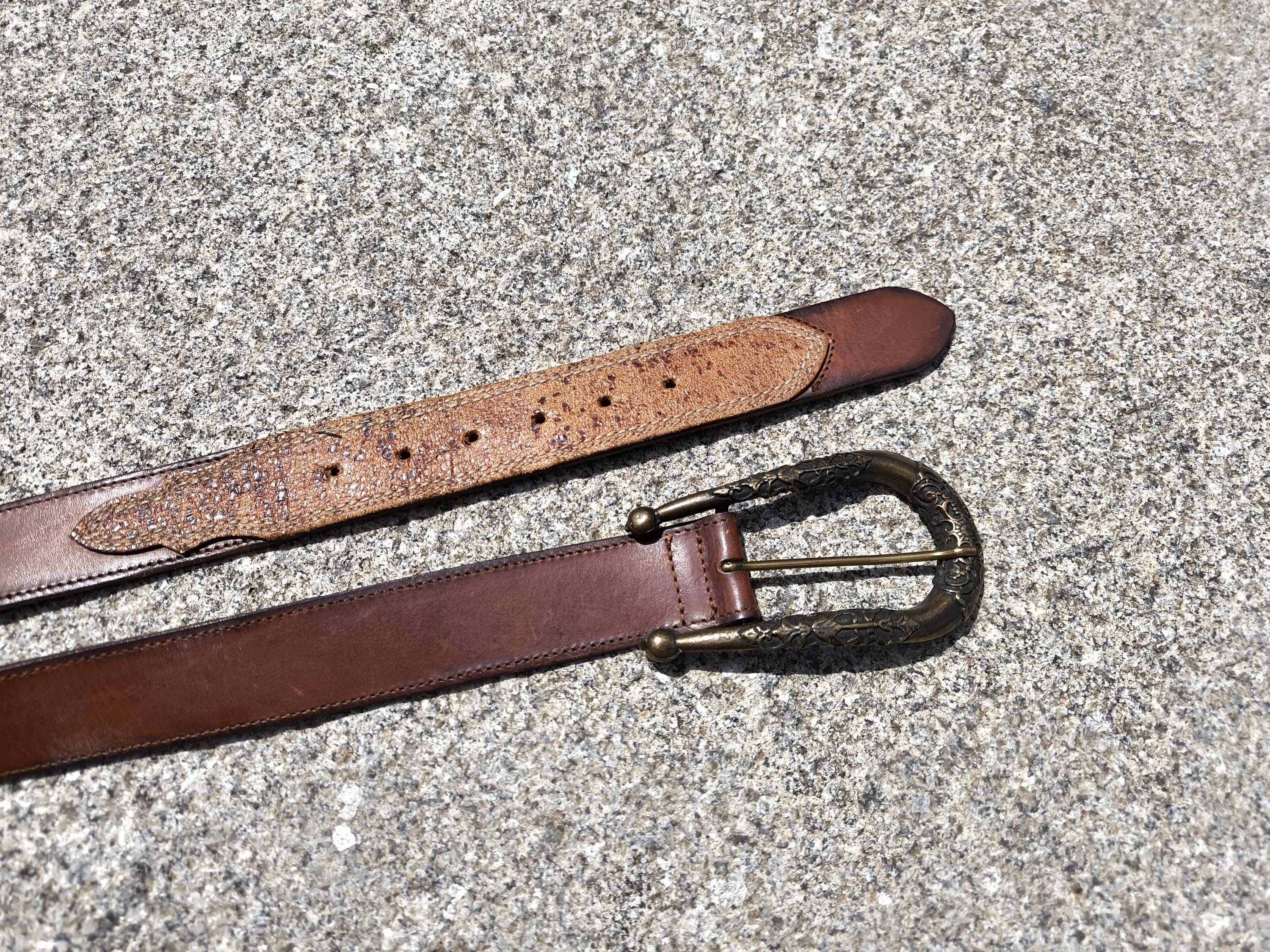 Töpfer Bavaria Women’s Dark Brown Belt with Leather Loop Closure Buckle - New! Tonal Buckle Belt In Leather For Women | J.Crew main image 4