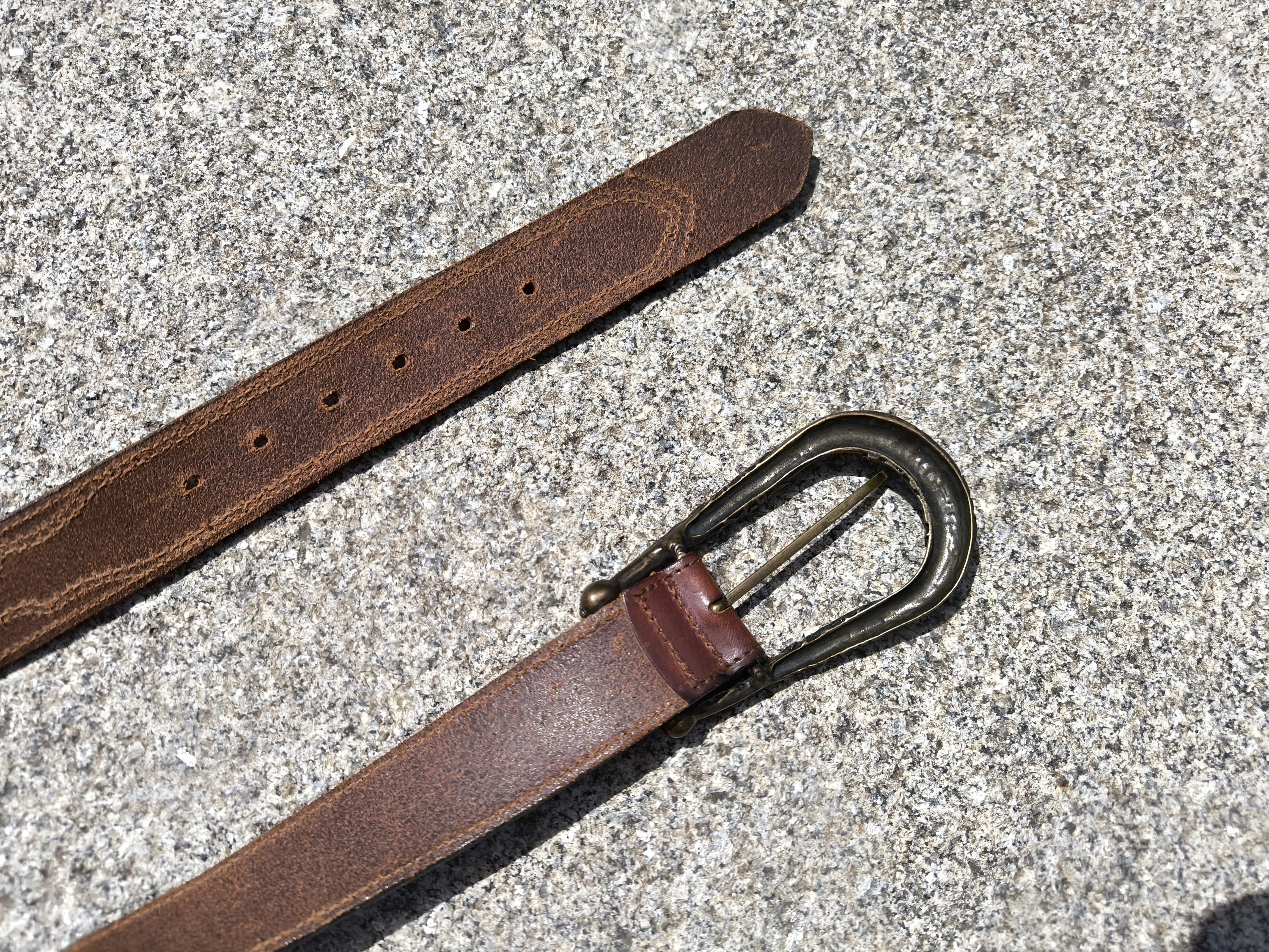 Töpfer Bavaria Women’s Dark Brown Belt with Leather Loop Closure Buckle - New! Tonal Buckle Belt In Leather For Women | J.Crew main image 3