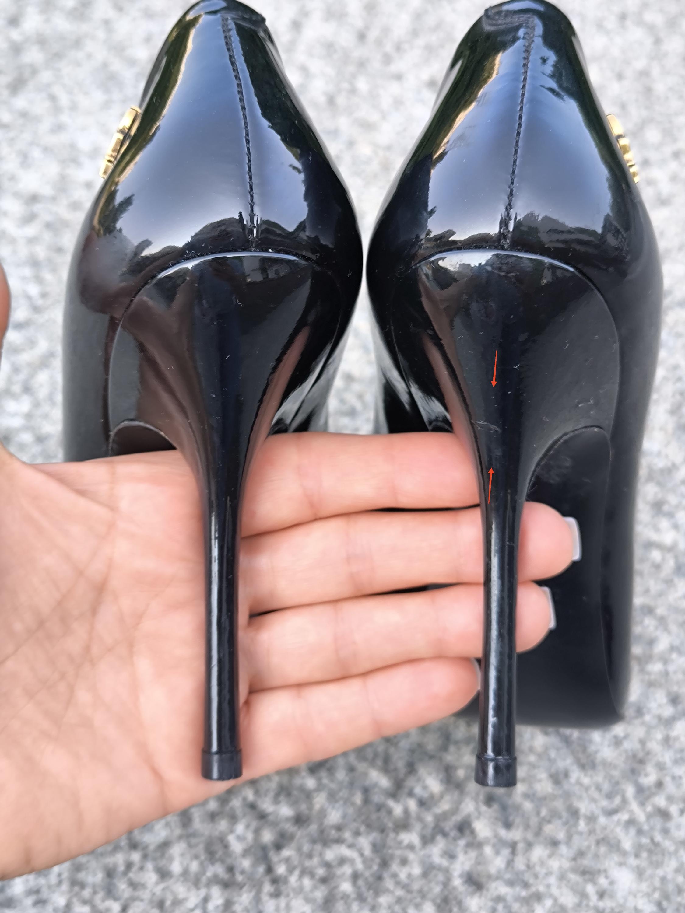GUCCI Black Patent Leather Women Shoes Heels EUR 36 | US 6 - Etsy