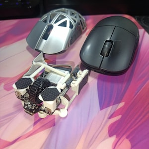 3D Printed Mouse, WL Mouse beast Mods, lightweight Mouse, Superlight Mouse , zeromouse, Slim Shape included