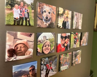 Custom Photo Magnets - Keepsake Gift (Set of 4, 8, or 12)