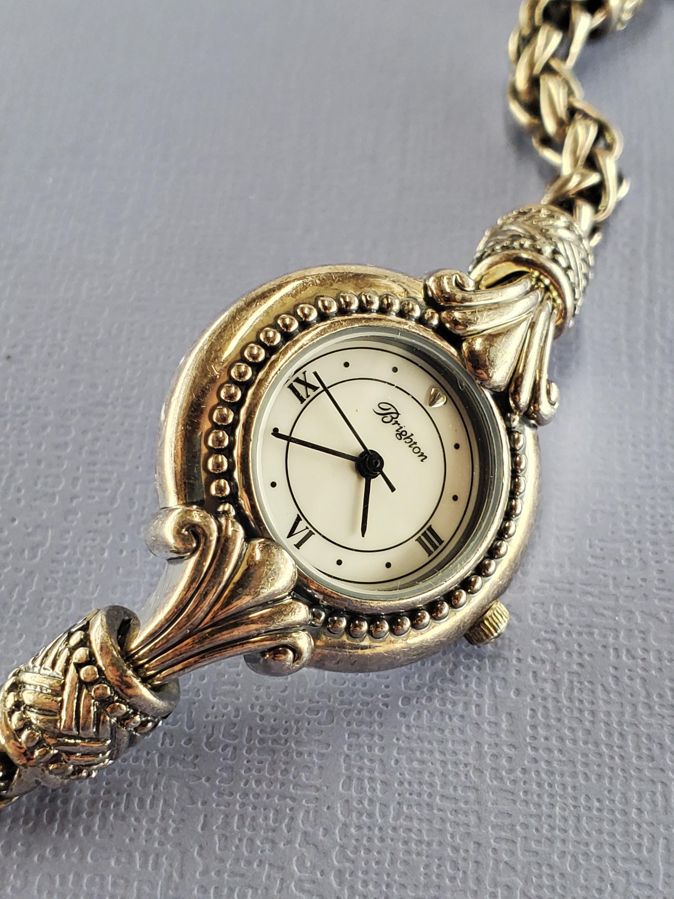 Brighton Calgary Watch vintage Brighton Calgary Watch Women 30mm Silver Tone White Dial New  main image 3