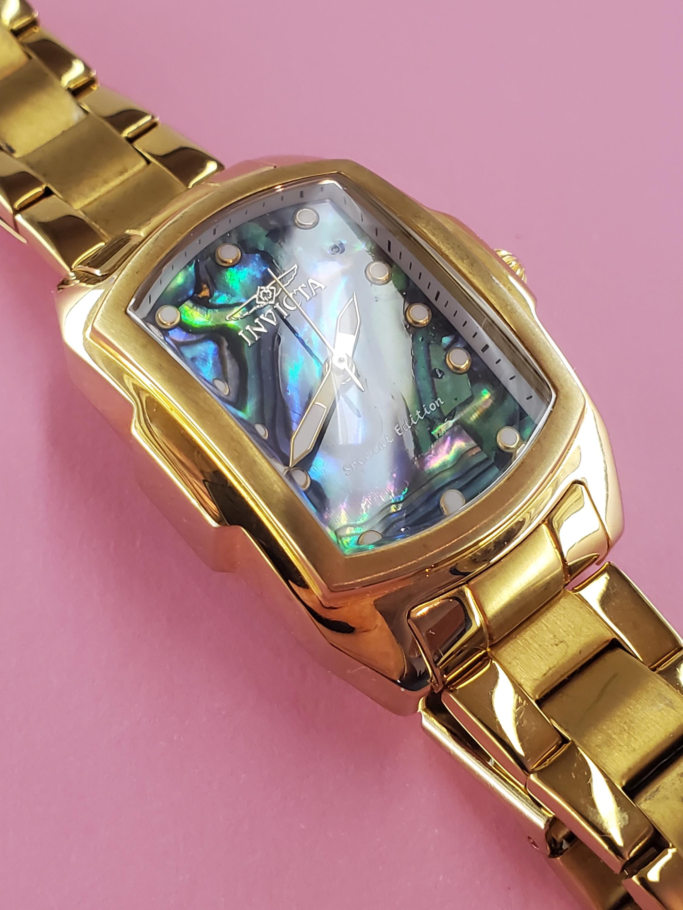 Womens Gold Vintage Abalone Watch - Etsy display picture 1