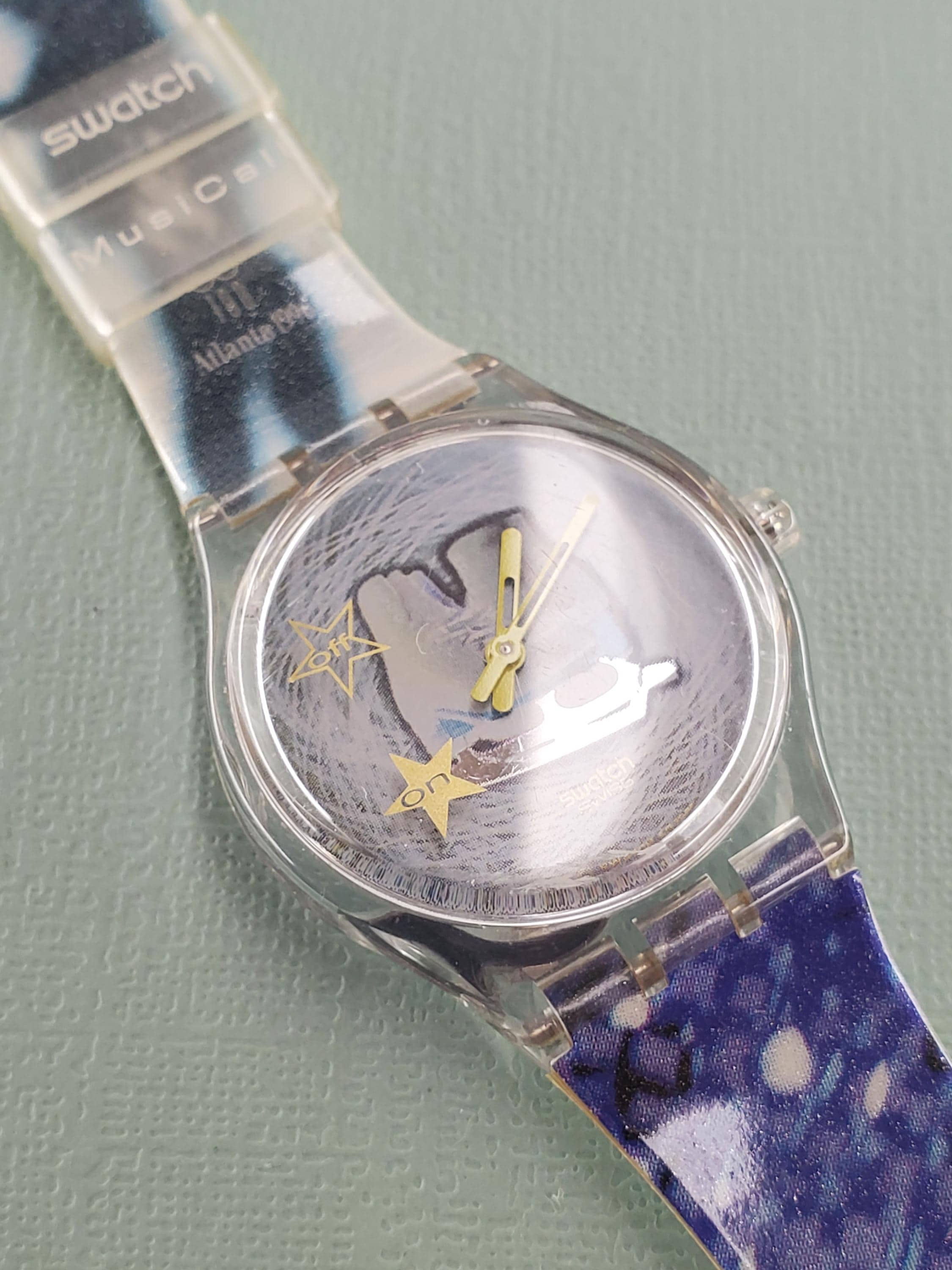 未使用 90s swatch Atlanta五輪 1996 純正ベルト 腕時計 未使用 90s swatch Atlanta五輪 1996 純正ベルト 腕時計 未使用 90s