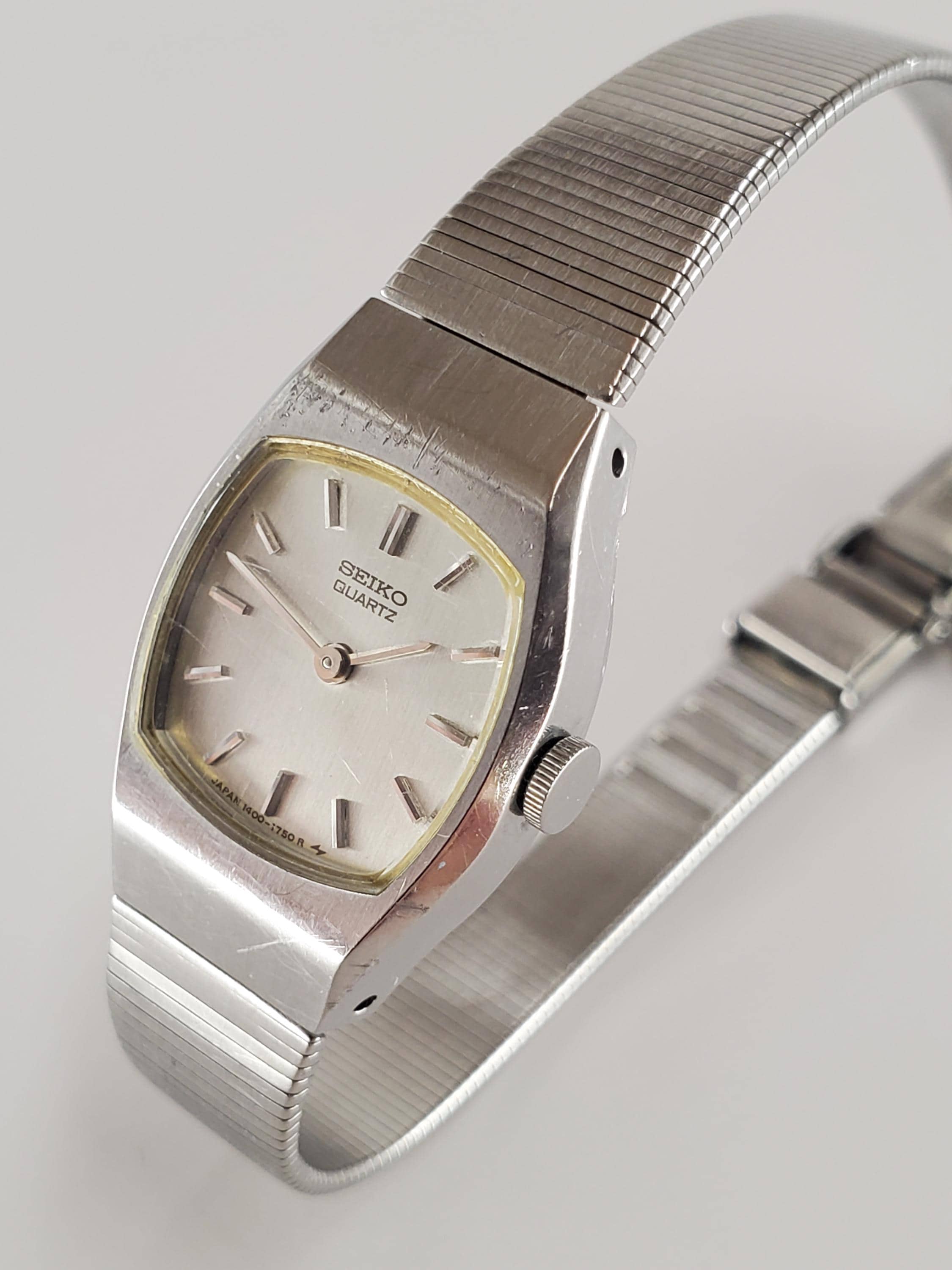 1980 Women's Seiko Stainless Steel Quartz Watch on Stainless Steel