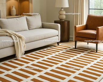 Hand Tufted Rug Modern Rug Handmade 100% Woolen Rugs for Bedroom, Rugs for Livingroom, Entryway Rug, Office Rug, Kitchen Rug, Hallway Rug