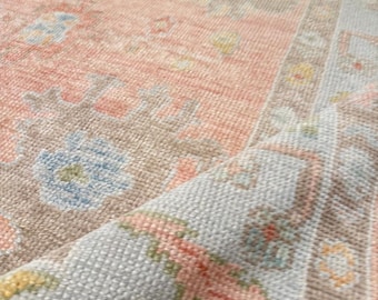 Hand Knotted Modern Oushak Rug Turkish Style Multi Wool Large Area Rugs For Bedroom Livingroom Nursery Kitchen 5X8 6X9 8X10 9X12 10X14 Rug