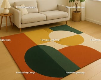 Hand Tufted Rug Modern Rug Handmade 100% Woolen Rugs for Bedroom, Rugs for Livingroom, Entryway Rug, Office Rug, Kitchen Rug, Hallway Rug