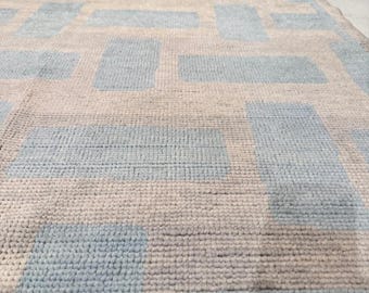 Modern Oushak Hand Knotted Turkish Style Wool Large Area Rugs For Bedroom Livingroom Nursery Kitchen 4X6 5X8 6X9 8X10 9X12 10X14 Custom Rug