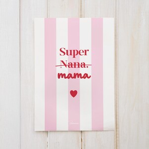 Carte Super Mama