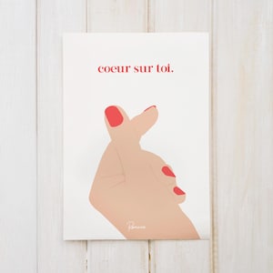 Carte Coeur sur Toi