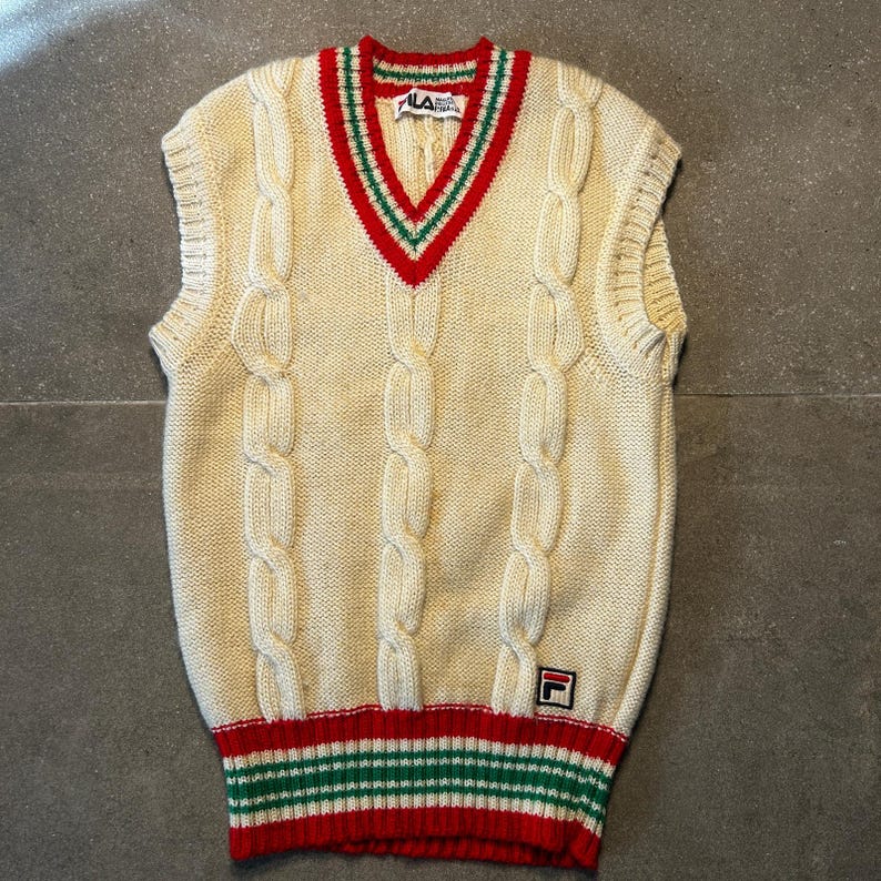 Item 344: Fila Knitted Sweater Vest image 1