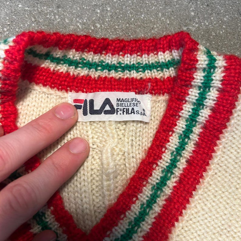Item 344: Fila Knitted Sweater Vest image 3