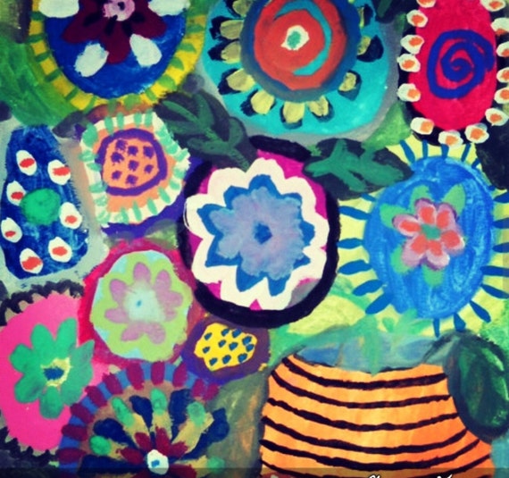 Folk Art flowers