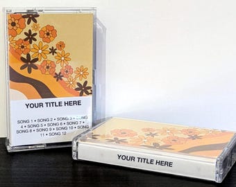 j card sleeve Cassette J-cards - With Tracklist Lines - Cream Paper - Last 5 Pieces -  Cassette Sleeve - Mixtape