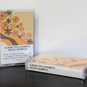 Mixtape su cassetta personalizzato / Playlist personalizzabile al 100% + grafica J-Card / Qualsiasi lingua e tempi di consegna rapidi!
