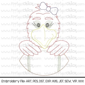 Vintage Gamecock Embroidery Design Eagle Embroidery