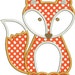 Fox Applique Design