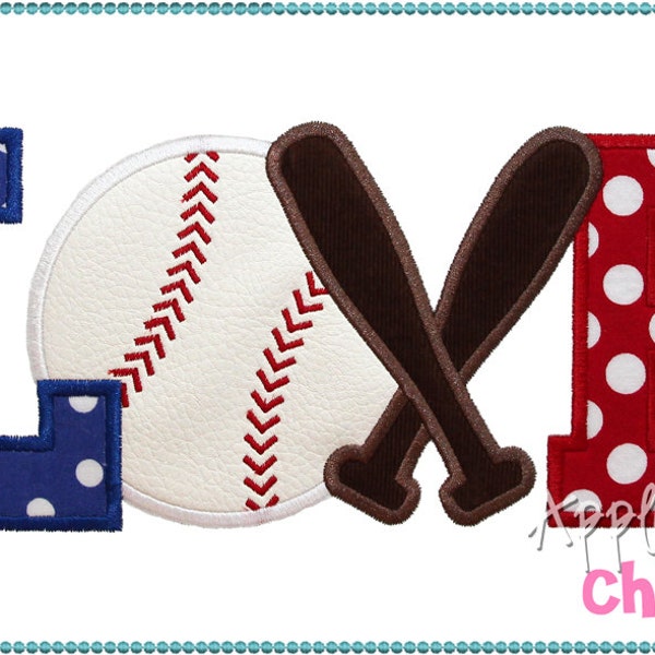 Softball Applique Etsy
