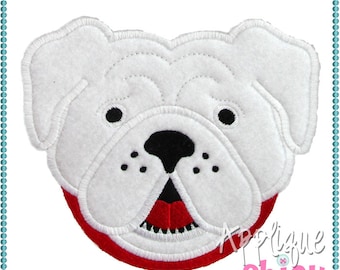 Bulldog Applique Design