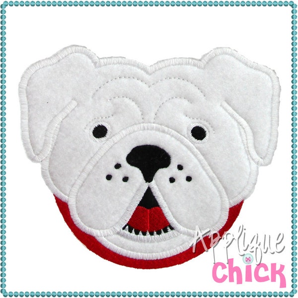 Bulldog Applique Design