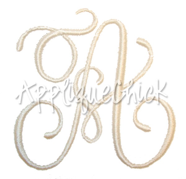 Jumbo Victorian Embroidery Font
