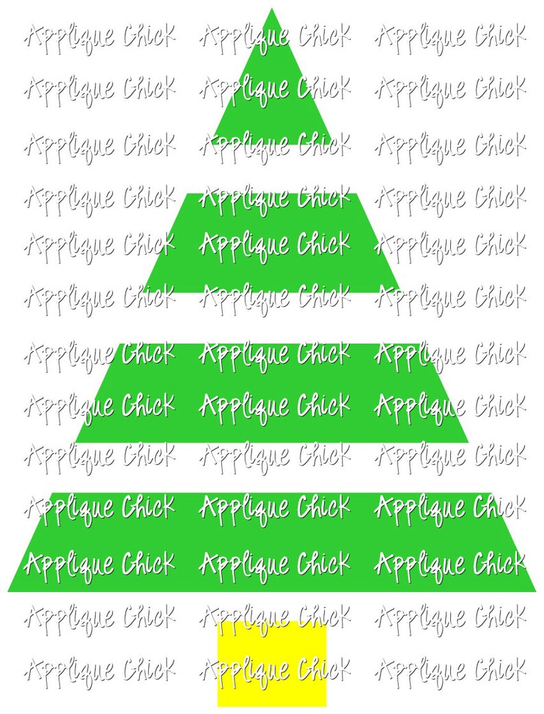 Christmas Tree SVG Glitter for Monogram Star image 2