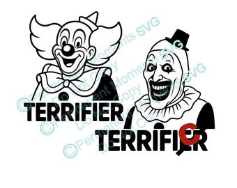 Halloween Clown SVG Cut File Bundle Terifi