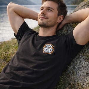 Rise Grind Repeat tee | Motivational text graphic shirt