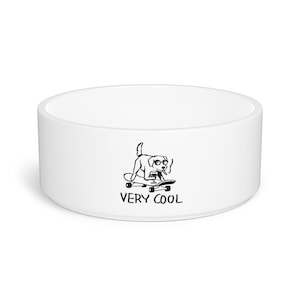 Custom Dog Bowl  Personalized Raised Pet Feeder  Engraved Base Ceramic Bowls for Dogs or Pet Bowl