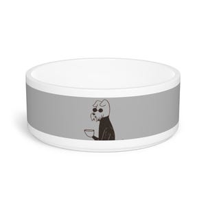 Elevated Dog Bowl Modern Raised Wooden Stand Stainless Steel Pet Food Dish  Large or Small Dog Feeder Minimalist Style Pet Bowl