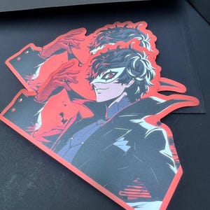 Joker Metallic Sticker Vinyl Decal Persona 5 Sonic Atlus Phantom Anime Megami RPG Ren Amamiya Mask