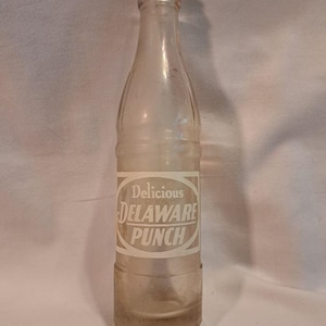 Botella vintage Delaware Punch - SAN ANGELO TEX - 7 1/2 fl oz