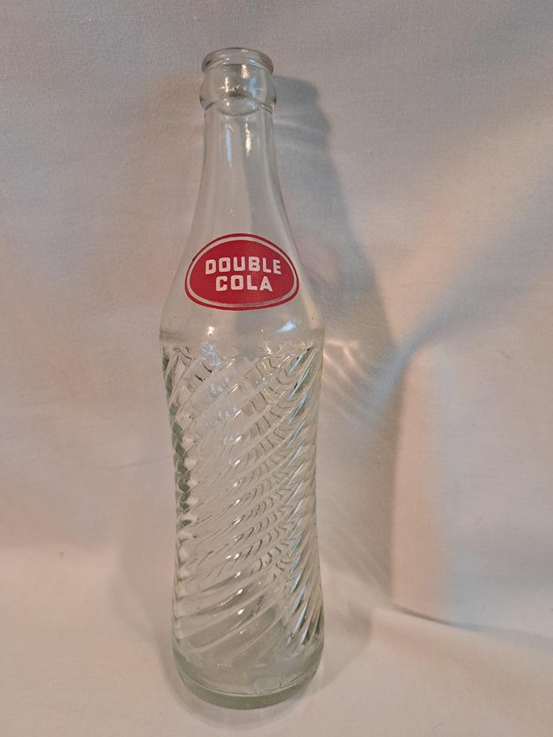 UNUSUAL !! Vintage Double Cola Bottle - 10 Oz - Misspelled Label - Etsy