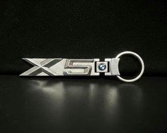 Llavero con emblema metálico de lujo del BMW Serie X5