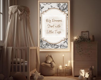 Nursery Wall Print, Nursery Wall Decor, Vintage Nursery Wall Art, Neutral Nursery Print, Gender Neutral Nursery Wall Art Print, Printables