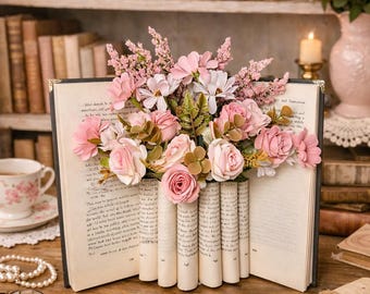 Boekboeket / Boekvaas. Cadeaus voor boekenliefhebbers.