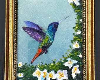 Rainbow Hummingbird with Jasmine #2