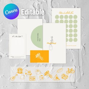 Printable Hobby Tracker Digital Planner Insert Minimalist Journal Template