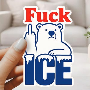 FUCK ICE Sticker - Get the Fuck Out Of Our City