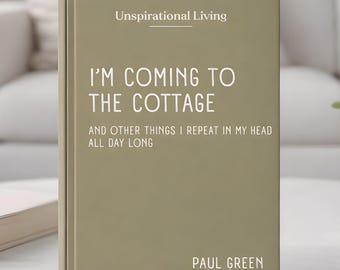 Ich komme zum Cottage Journal - Lustiges Hardcover-Notizbuch für erhitzte Eishockey Fans - Rivalität oder Romantik Geschenk