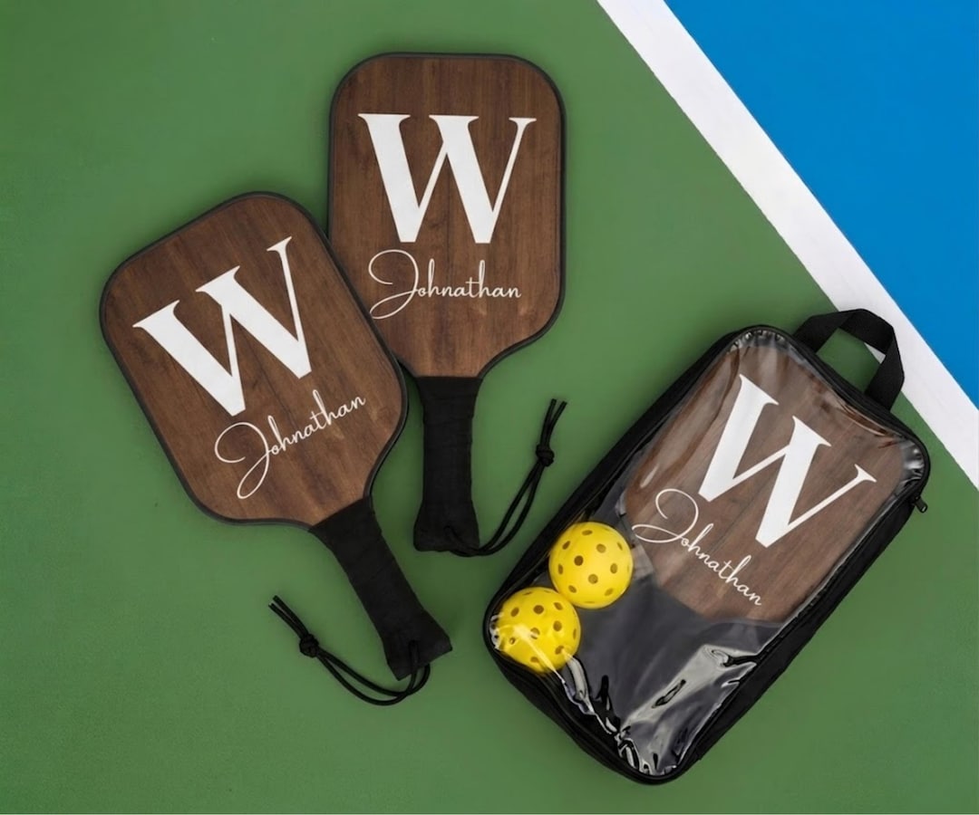 Custom Wooden Pickleball Paddles