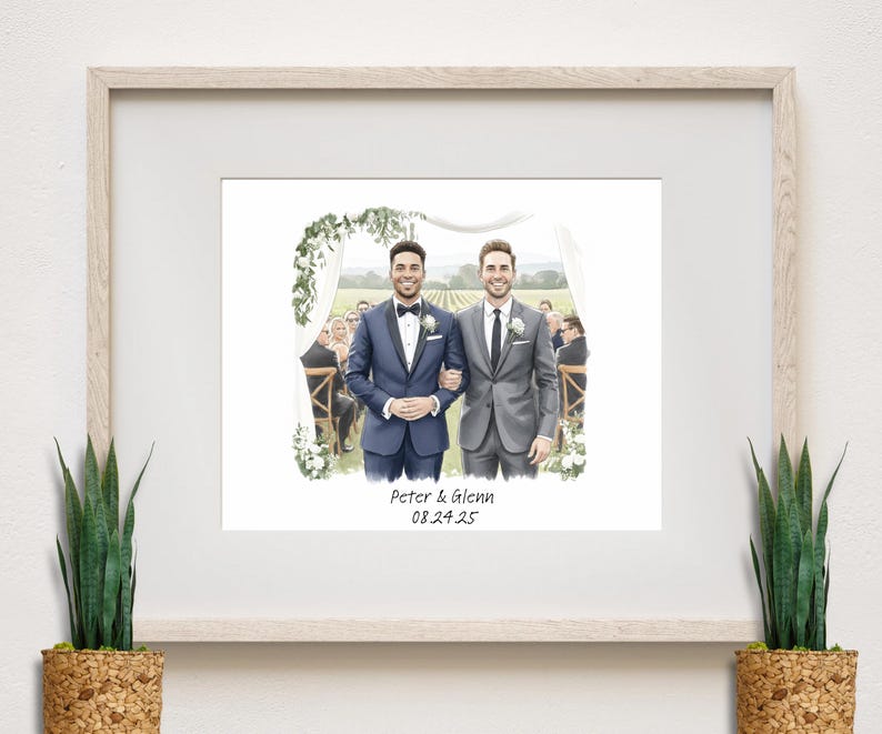 Custom Gay Wedding Gift