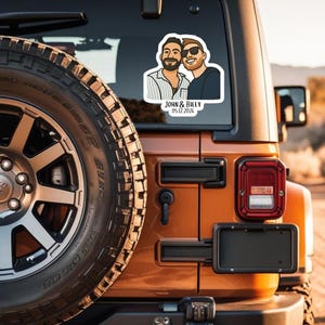 Custom Gay Couple Stickers For Car DEcal