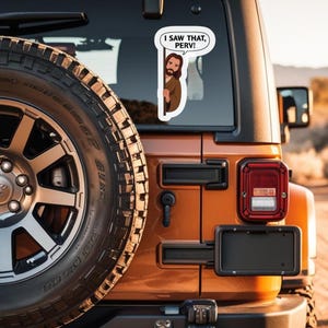 Funny Jesus Decal For Car