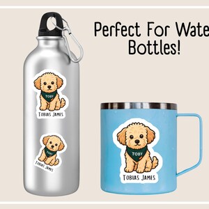 Custom Dog Stickers For Water Bottle