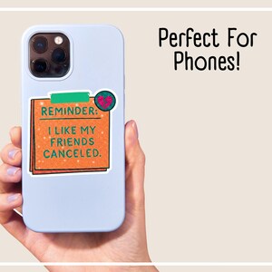 I Like My Friends Canceled Sticker For Phone - Taylor Inspired