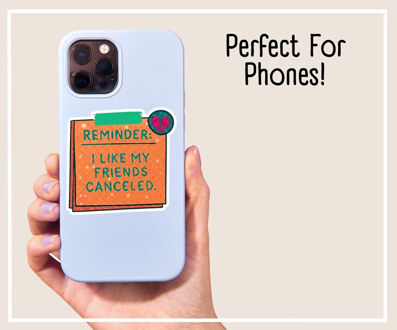 I Like My Friends Canceled Sticker For Phone - Taylor Inspired