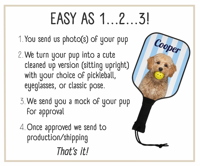 Custom Pickleball Paddle Set with Dog – Personalized Couples Paddles Kit – Funny Pickleball Gift With Name for Him or Her
